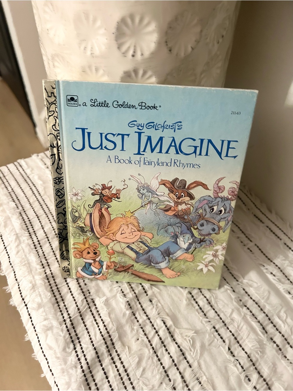 Vintage 1990 Just Imagine Fairyland Rhymes Little Golden Book